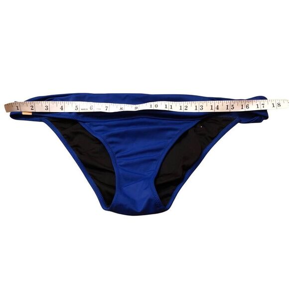 Victoria's Secret Swim The Hottie Cheeky Bikini Bottom Ruched Royal Blue Large - Picture 6 of 8